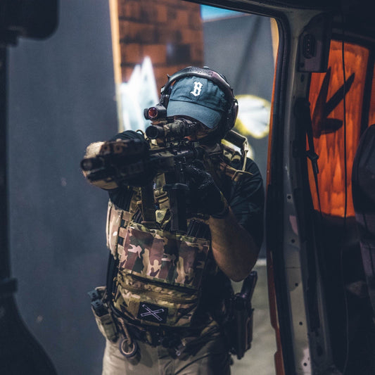 Backyard 3D Dad Cap - WHITE 'B'